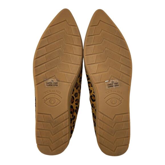 Vision Quest Babouche Mules Leopard Print Calf Hair Leather Women’s Size 40 - Picture 6 of 10